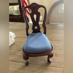 American Girl PC Felicity 18” Doll Wooden Chair